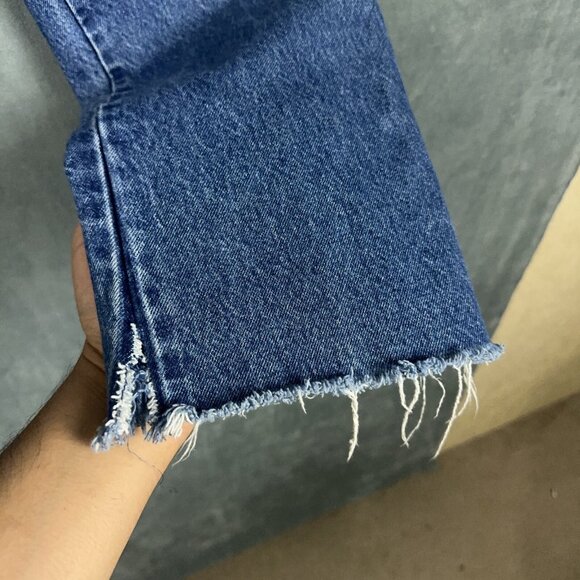 Vintage ICEBERG Jeans Mens Size 30X29 Blue Straight Leg Embroidered - Picture 5 of 15